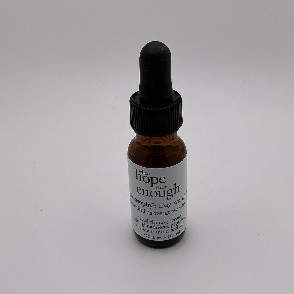 NEW‎ PHILOSOPHY WHEN HOPE IS NOT ENOUGH FACIAL FIRMING SERUM 0.375 Fl Oz